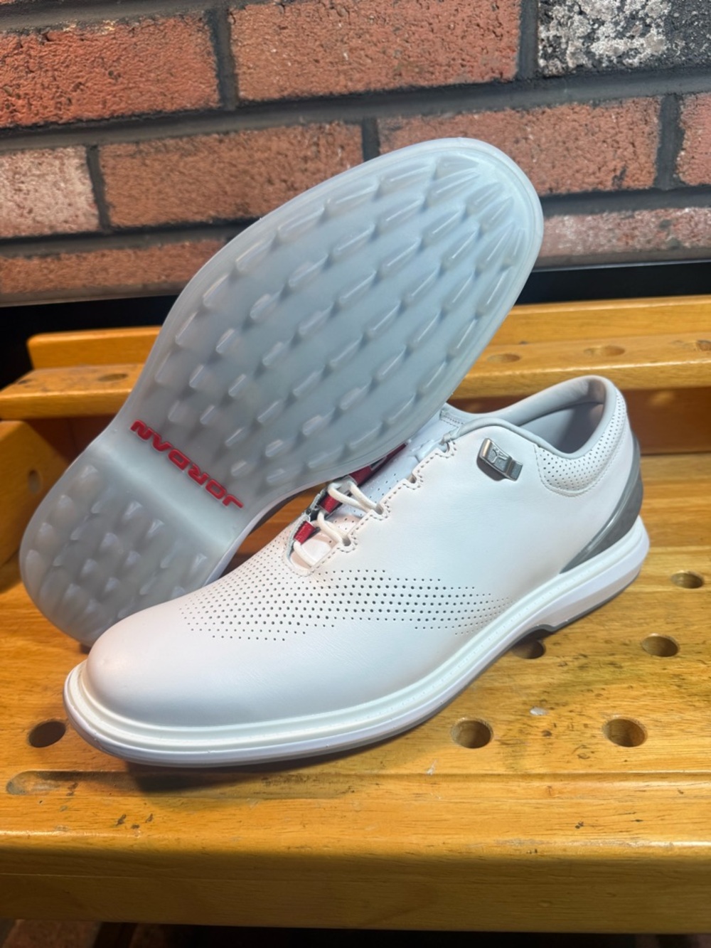 Air Jordan ADG 4 Pure Platinum White Cement Golf Shoes Mens Size 10.5 DM0103-105